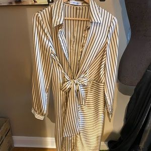 DO+BE silly long sleeve button down dress